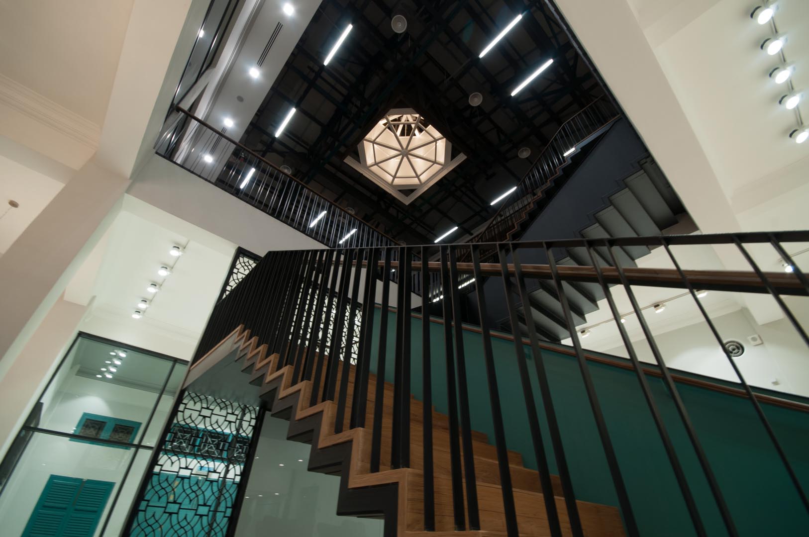 LLA UAB Building Main Staircase with Lantern